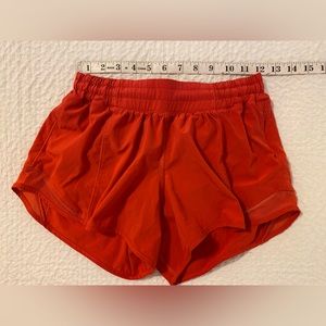 Lululemon - Hotty Hot Shorts - Size 6 - Carnation Red